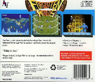 Screenshot Thumbnail / Media File 1 for Forgotten Worlds [U][SCD][TGXCD1030][Capcom][1992][PCE][aguichor]
